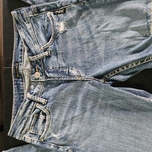Silver Jeans Co.  Elyse Ankle Slim Jeans Women's 26 Curvy Fit Stretch Denim
